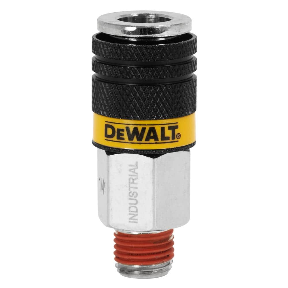 DEWALT 1/4 in. MNPT Industrial Coupler
