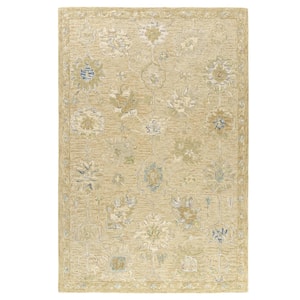 Diana Orange/Multi 7 ft. 7 in. x 9 ft. 9 in. Medallion Indoor Area Rug LR82442