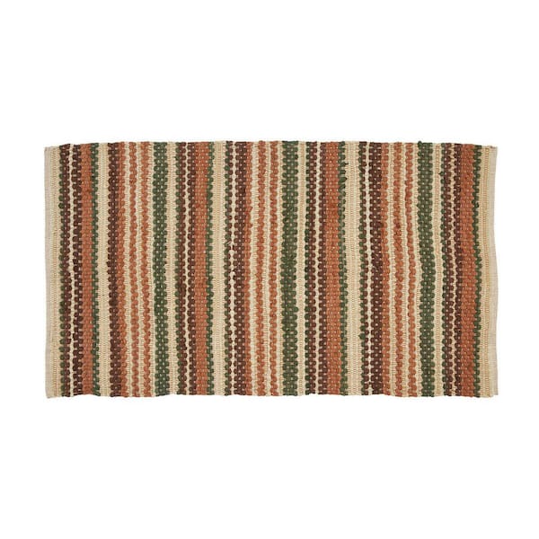 Woodbourne Rustic Chindi Rag Rug 3 ft. X 5 ft.