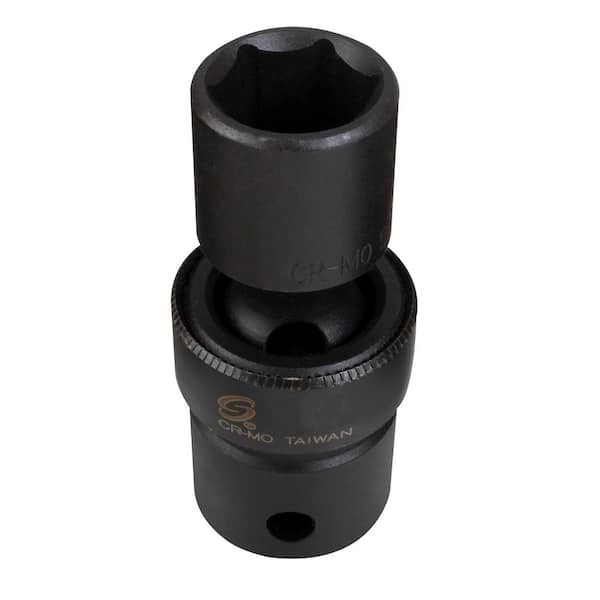 SUNEX TOOLS 18 mm 1/2 in. Drive 6-Point Impact Socket