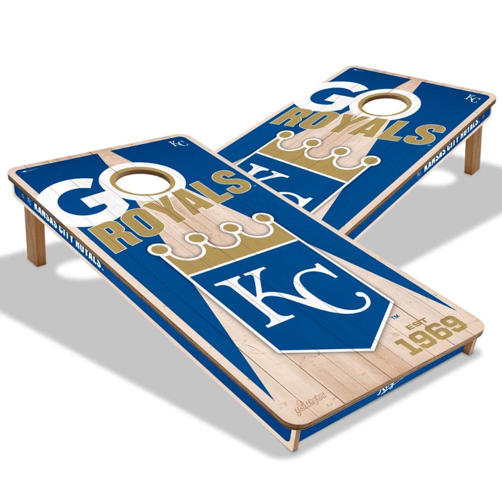 Kansas City Royals 2x4 Cornhole Game NO BAGS price history on PriceWatchPro