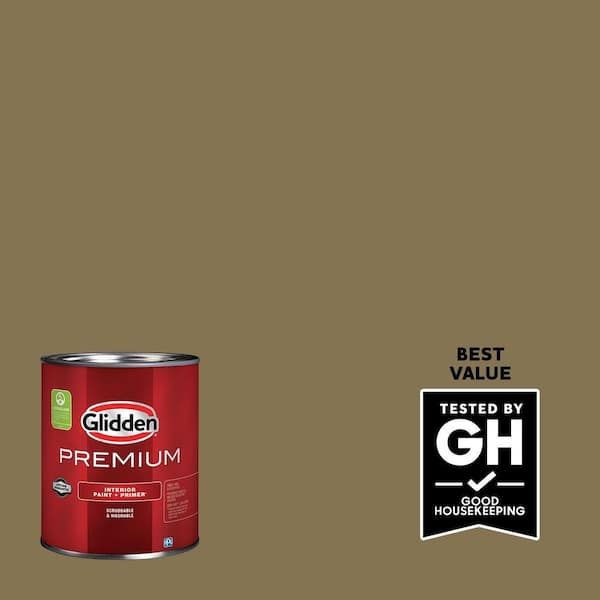 Glidden Premium 1 qt. PPG1102-6 Woodbridge Semi-Gloss Interior Latex Paint