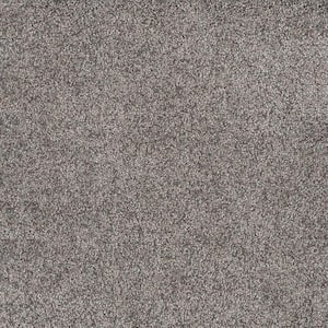 Topaz I - Grizzly - Gray 40 oz. SD Polyester Texture Installed Carpet