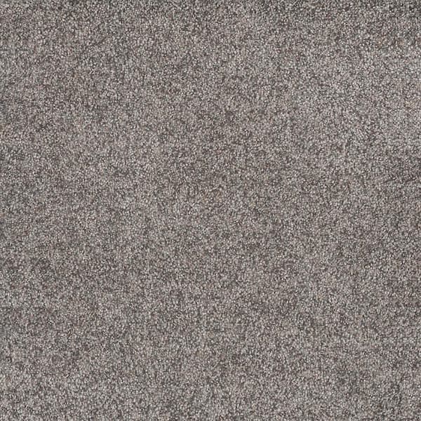 Home Decorators Collection Topaz I - Grizzly - Gray 40 oz. SD Polyester Texture Installed Carpet