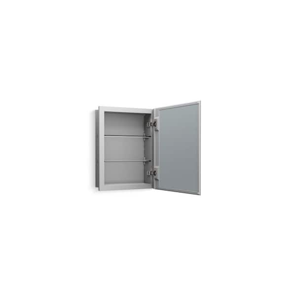 Embark Slim 16 in. W x 20 in. H Rectangular Medicine Cabinet with Mirror