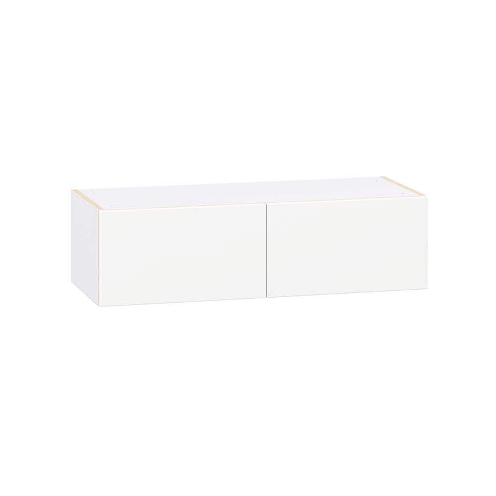 Timberline 36 in. W x 14 in. D x 10 in. H Assembled Slab Wall Bridge Kitchen Cabinet in Bright White price history on PriceWatchPro