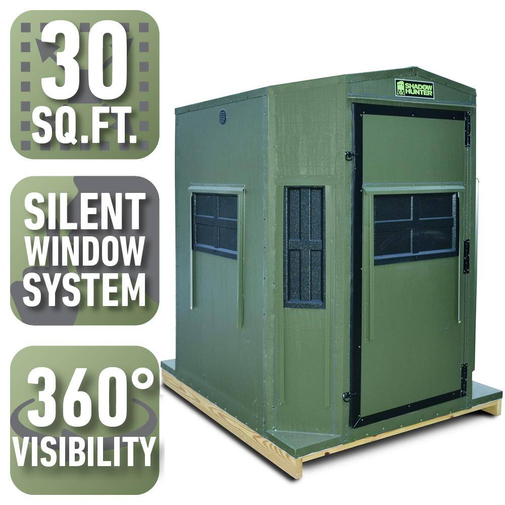 Shadow Hunter 5 Ft. X 6 Ft. Octagon Combo Blind With 360° Sight And ...