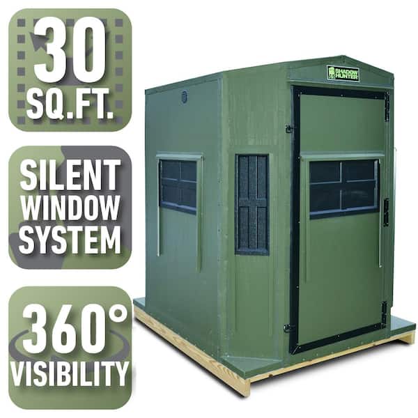 Shadow Hunter 5 ft. x 6 ft. Octagon Combo Blind with 360° Sight and Shooting Visibility (Pre