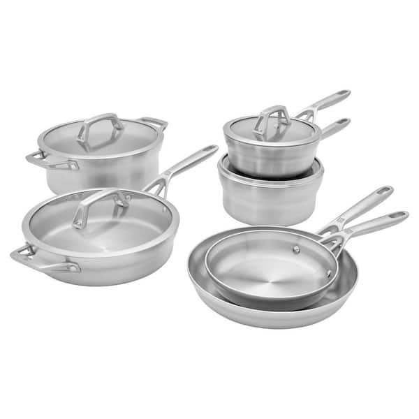 Motion Stainless Steel 10-PiecesStainless Steel Cookware Set