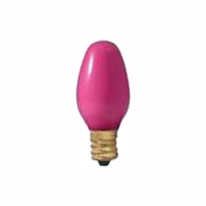 7-Watt Equivalent C7 Ceramic Pink Dimmable (E12) Candelabra Screw Base Incandescent Light Bulb (75-Pack)