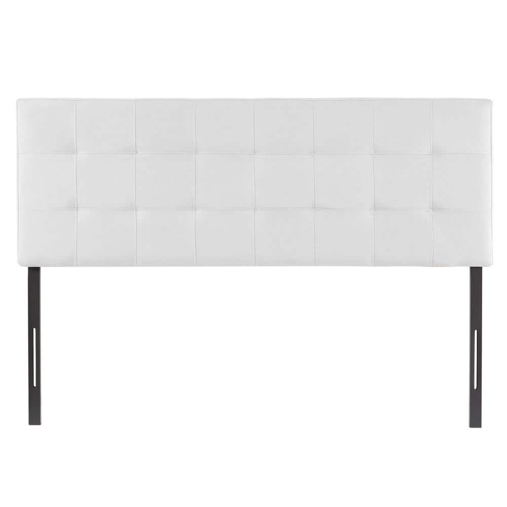 HOMESTOCK White Headboards for Full size bed, Tufted Bed Headboard