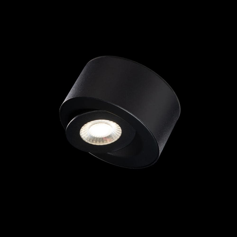 Black Aluminum 5" LED Indoor/Outdoor Flush Mount