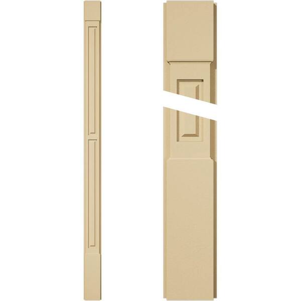 2 in. D x 6 in. W x 102 in. L Primed Polyurethane Pilaster 1- Pack