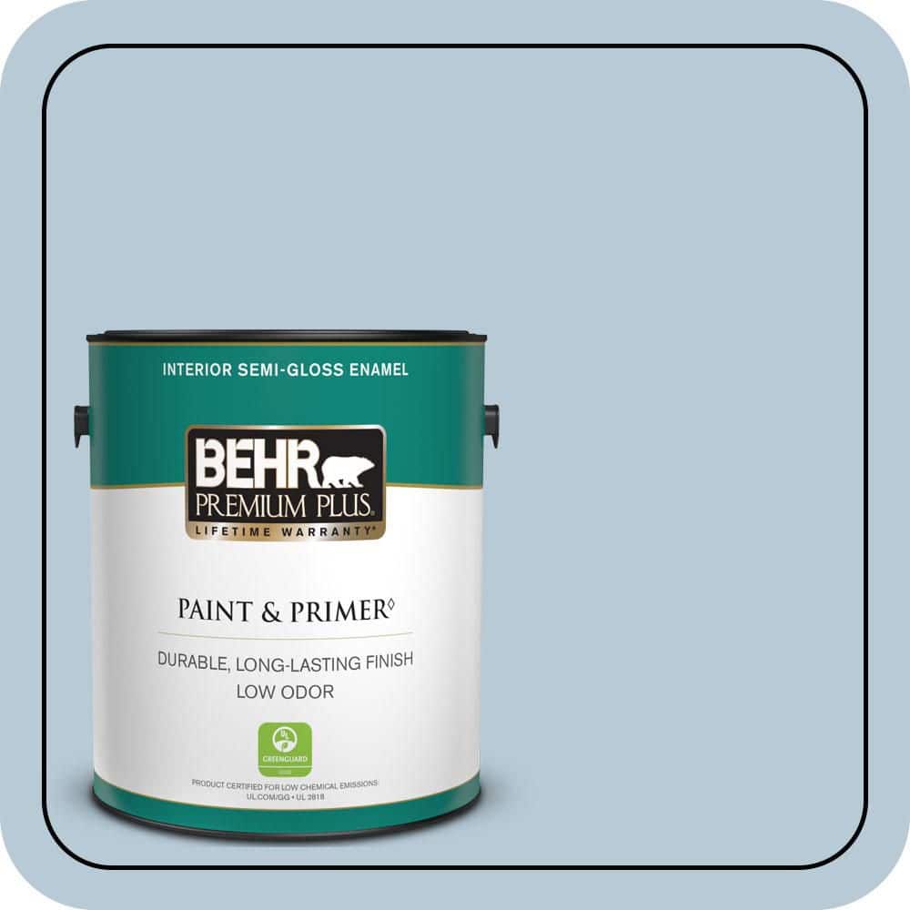 1 gal. #PPU14-15 Denim Light Semi-Gloss Enamel Low Odor Interior Paint & Primer price history on PriceWatchPro