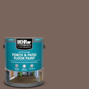 1 gal. #AE-5 Chocolate Brown Gloss Enamel Interior/Exterior Porch and Patio Floor Paint