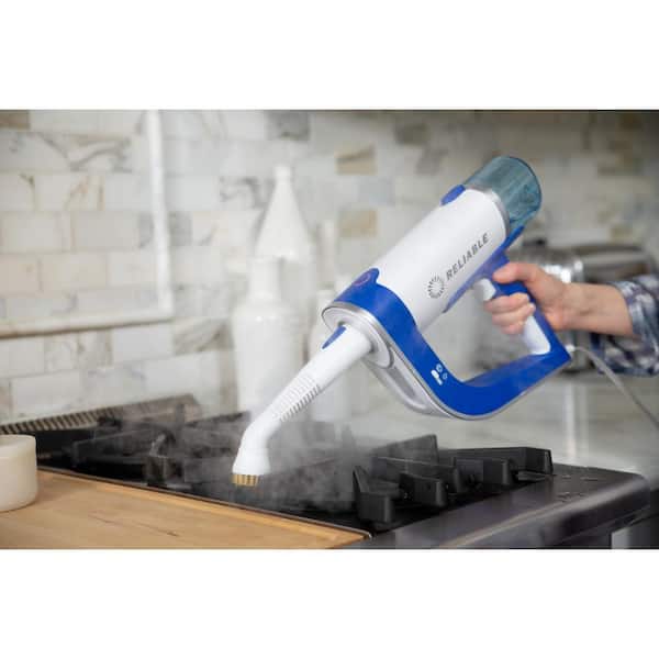 Portable Steam Cleaner with Fast Heat-up and Long Steam Time Tile 1200W Steam Mop for Hardwood Reliable Pronto Plus 300CS 2-In-1 Steam Cleaner Laminate Floor Cleaning with 14-Piece Accessory Kit