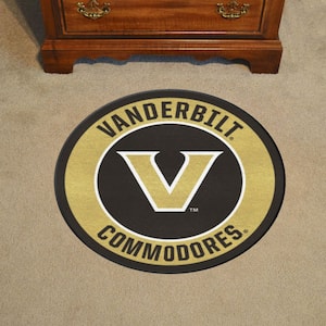Vanderbilt Commodores Gold 2 ft. Roundel Rug