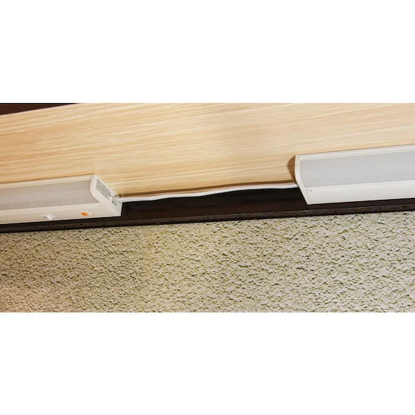 Commercial Electric 5 ft. 1/4 Round Baseboard Cord Channel, White A60-5W -  The Home Depot