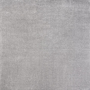 JONATHAN Y Haze Solid Low-Pile Gray 9 ft. x 12 ft. Area Rug SEU100A-9 ...