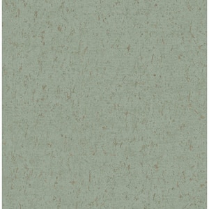 Guri Green Concrete Texture Green Paper Strippable Roll (Covers 56.4 sq. ft.)