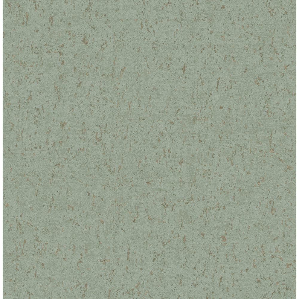 Decorline Guri Green Concrete Texture Green Wallpaper Sample 2896-25316SAM  - The Home Depot