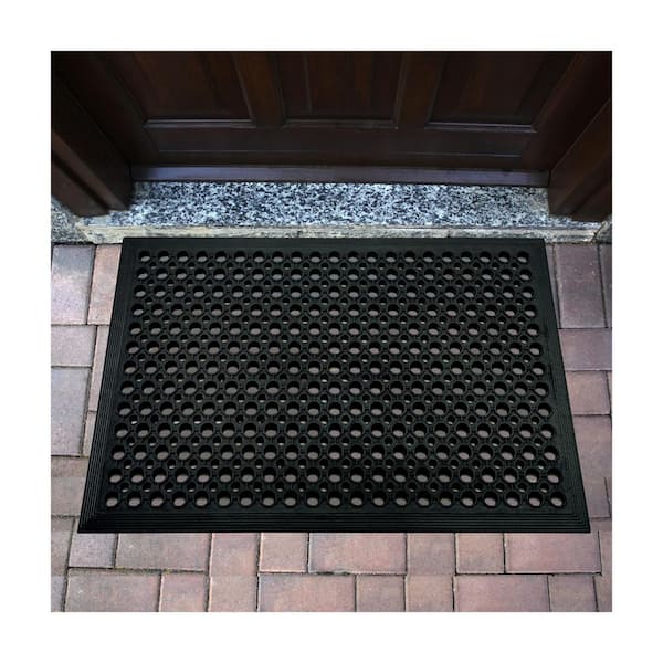 Doortex Open-Top Black Anti-Fatigue Mat-24 in. x 35 in.