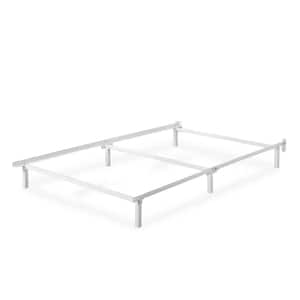 Compack White Twin Metal Bed Frame