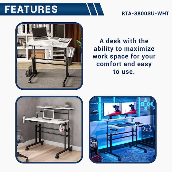 Techni Mobili 48" Writing Desk, Espresso (RTA-913D-ES
