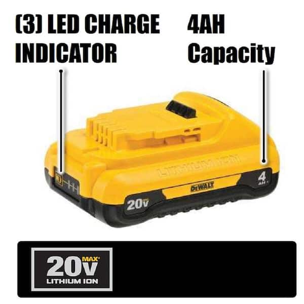 20V MAX Compact Lithium-Ion 4.0Ah Battery Pack