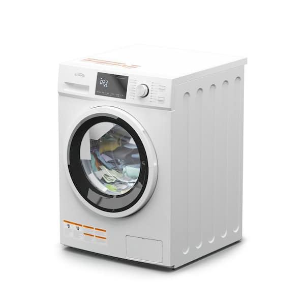 BLACK+DECKER 2.7 cu. ft. All-in-One Washer and Dryer Combo in White BCW27MW  - The Home Depot