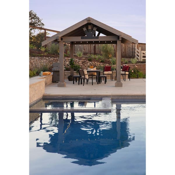Outdoor Accents Avant Collection 8:12 Pitch ZMAX, Black Powder-Coated Gable Plate