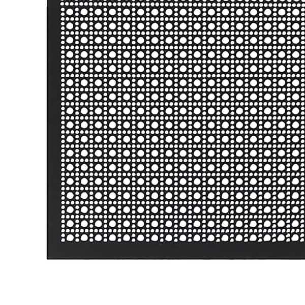 12 in. x 24 in. Lincane Aluminum Sheet in Black