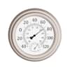 Earth Worth Indoor/Outdoor 8 in. Waterproof Wall Thermometer and Hygrometer  956862EEE - The Home Depot