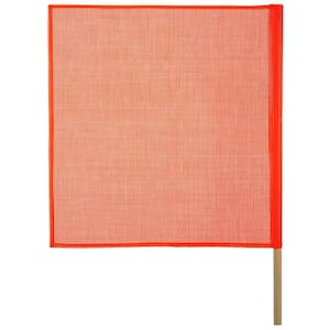 18 in. x 18 in. Safety Flag with Wood Dowel