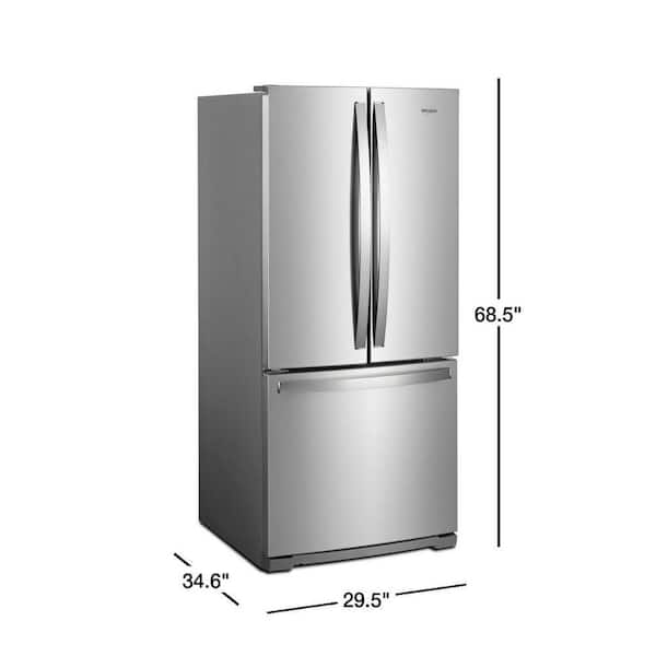 Whirlpool French Door Fridge (WRF560SMHZ) - Stainless Steel Whirlpool French Door Fridge (WRF560SMHZ) - Stainless Steel
