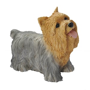 9 in. H Yorkshire Puppy Dog Statue