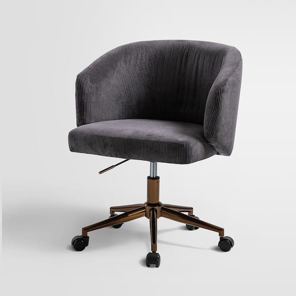 Mid century deals upholstered office chair