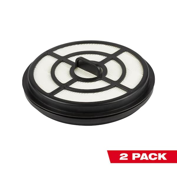 HEPA Filter for Milwaukee M18 FUEL Backpack Vacuum (2-Pack)