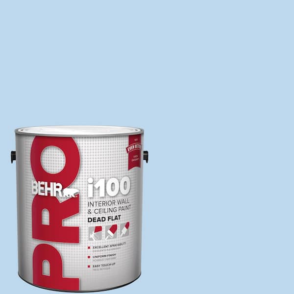 BEHR PRO 1 gal. #P520-1 First Rain Dead Flat Interior Paint