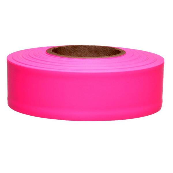 Presco 200 ft. Glo Pink Flagging Tape