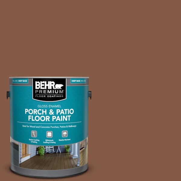 BEHR PREMIUM 1 gal. #PFC-20 Coronado Gloss Enamel Interior/Exterior Porch and Patio Floor Paint
