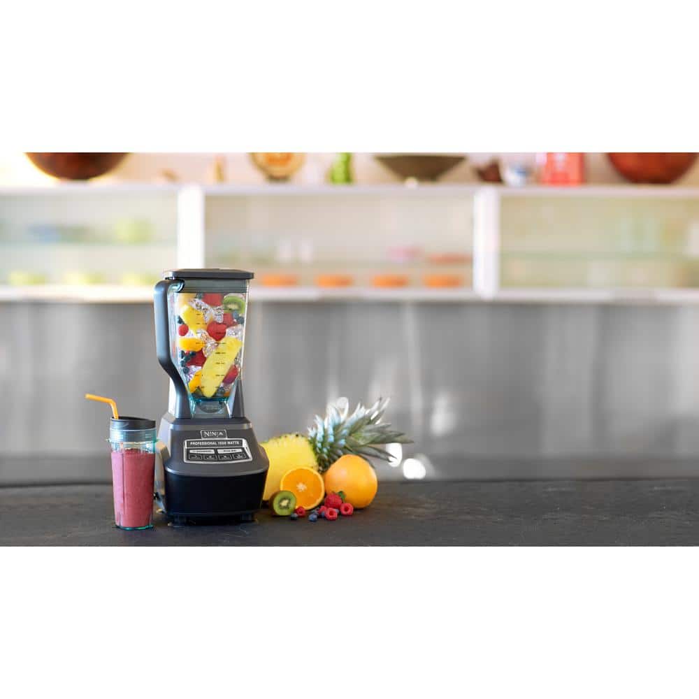 Ninja Ninja® Blender and Mega Kitchen System® with 4 Functions, 72 oz. Pitcher, 64 oz. Bowl, and (2) 24 oz. To-Go Cups