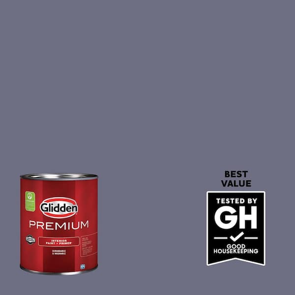 Glidden Premium 1 qt. PPG1171-6 Old Mill Blue Flat Interior Paint