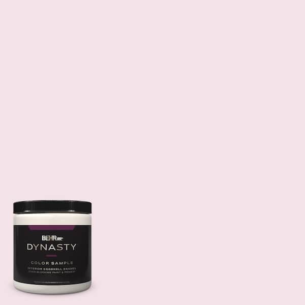 BEHR DYNASTY 8 oz. #690C-2 Pink Amour Eggshell Enamel Stain-Blocking Interior Paint with Primer