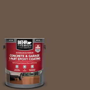 1 gal. #PPU5-18 Chocolate Swirl Self-Priming 1-Part Epoxy Satin Interior/Exterior Concrete and Garage Floor Paint