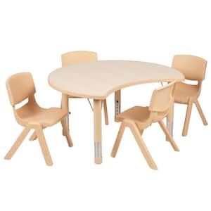 Natural Kids' Table and Chair Set