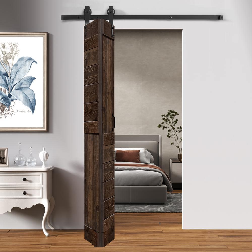 ISLIFE S Style 30 in. x 80 in.(15 in. x 2panels)Kona Coffee Solid