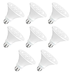 75-Watt Equivalent PAR30 Dimmable Short Neck Indoor LED Flood Light Bulb 800 Lumens Cool White (8-Pack)