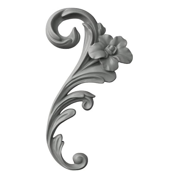 1.38 in. x 5.75 in. x 10.75 in. Polyurethane Applique and Onlay Moulding