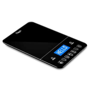 Touch III 22 lbs (10 kg) Baker's Kitchen Scale with Calorie Counter, in Tempered Glass